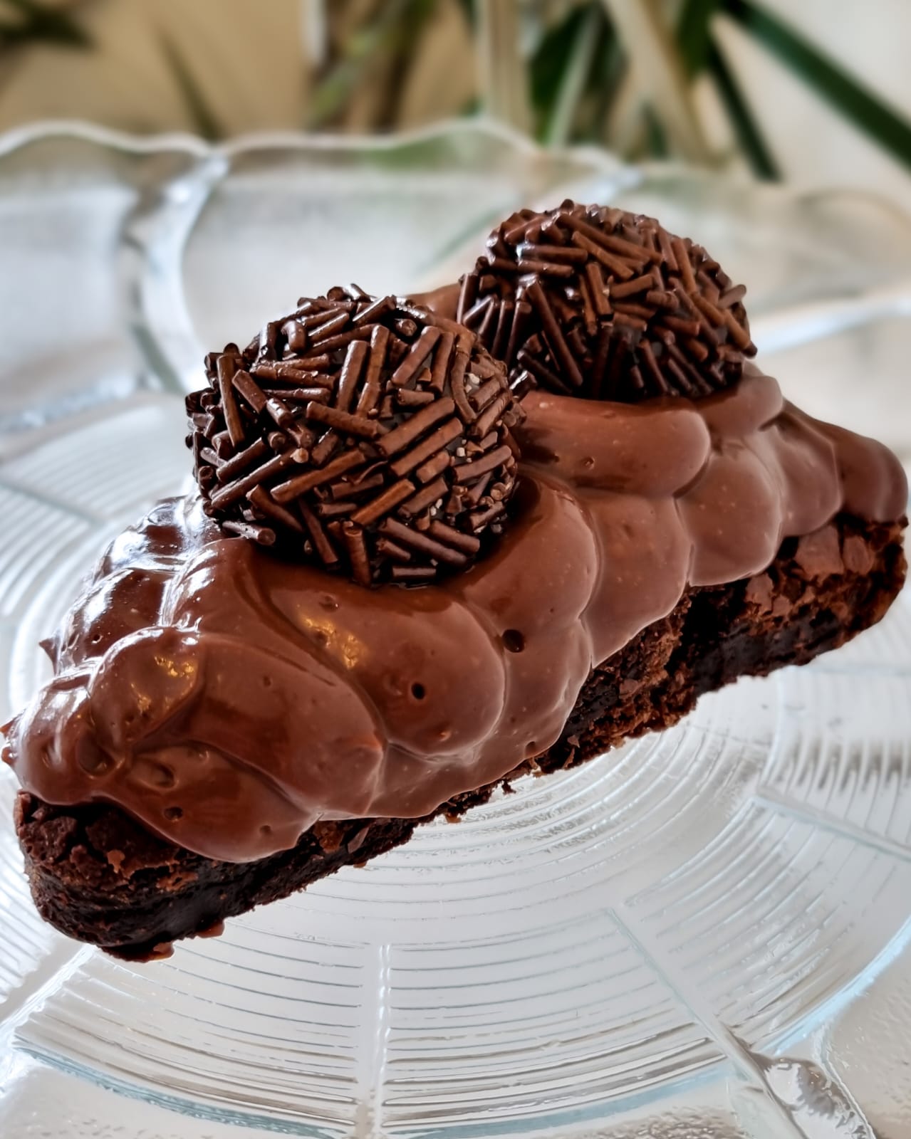 Fatia Brownie Brigadeiro